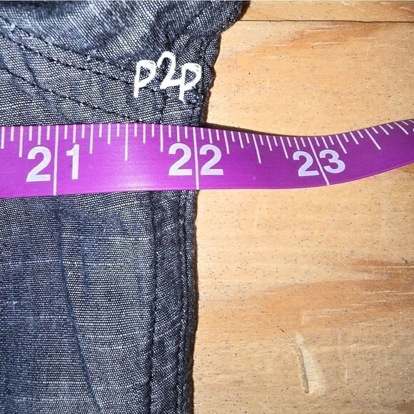 Rock & Republic Short Sleeve Blouse Large (BL11) - Picture 6 of 8